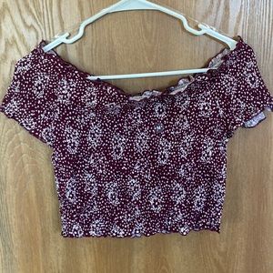 Women’s stretchy crop top